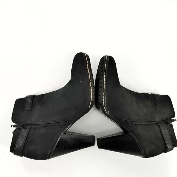 Euro Soft by Sofft Side Zip Stacked Ankle Boots - Picture 9 of 12